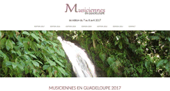 Desktop Screenshot of musiciennesenguadeloupe.com